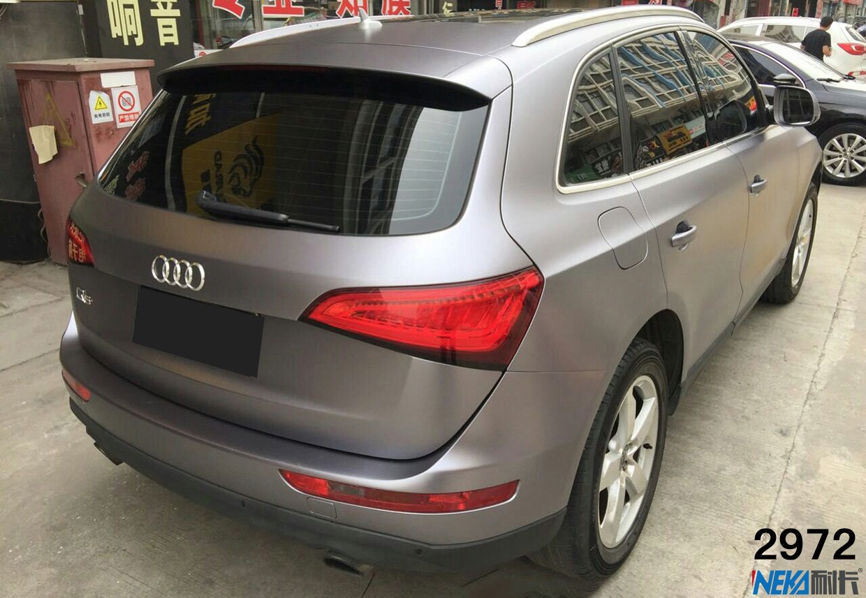 奥迪Q5电光钛灰车身改色贴膜