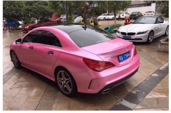 奔驰CLA改色超亮金属口红