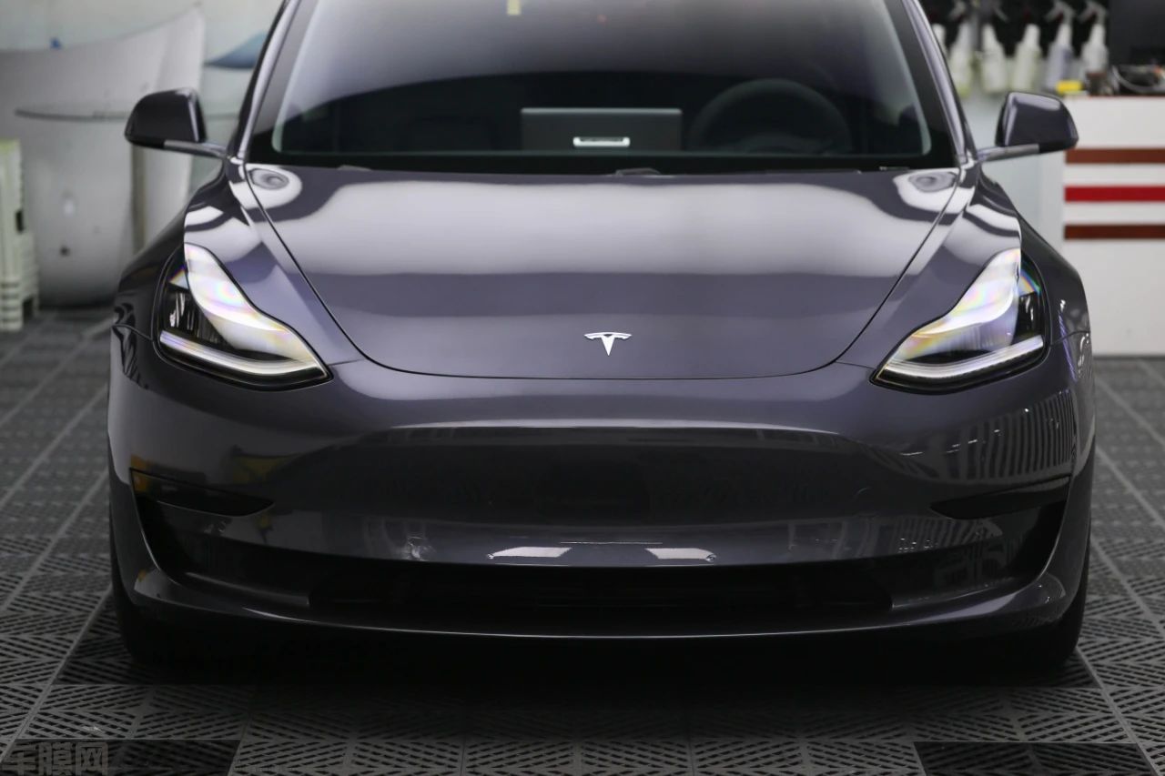 汽车改装｜特斯拉 Model3装贴漆面保护膜案例