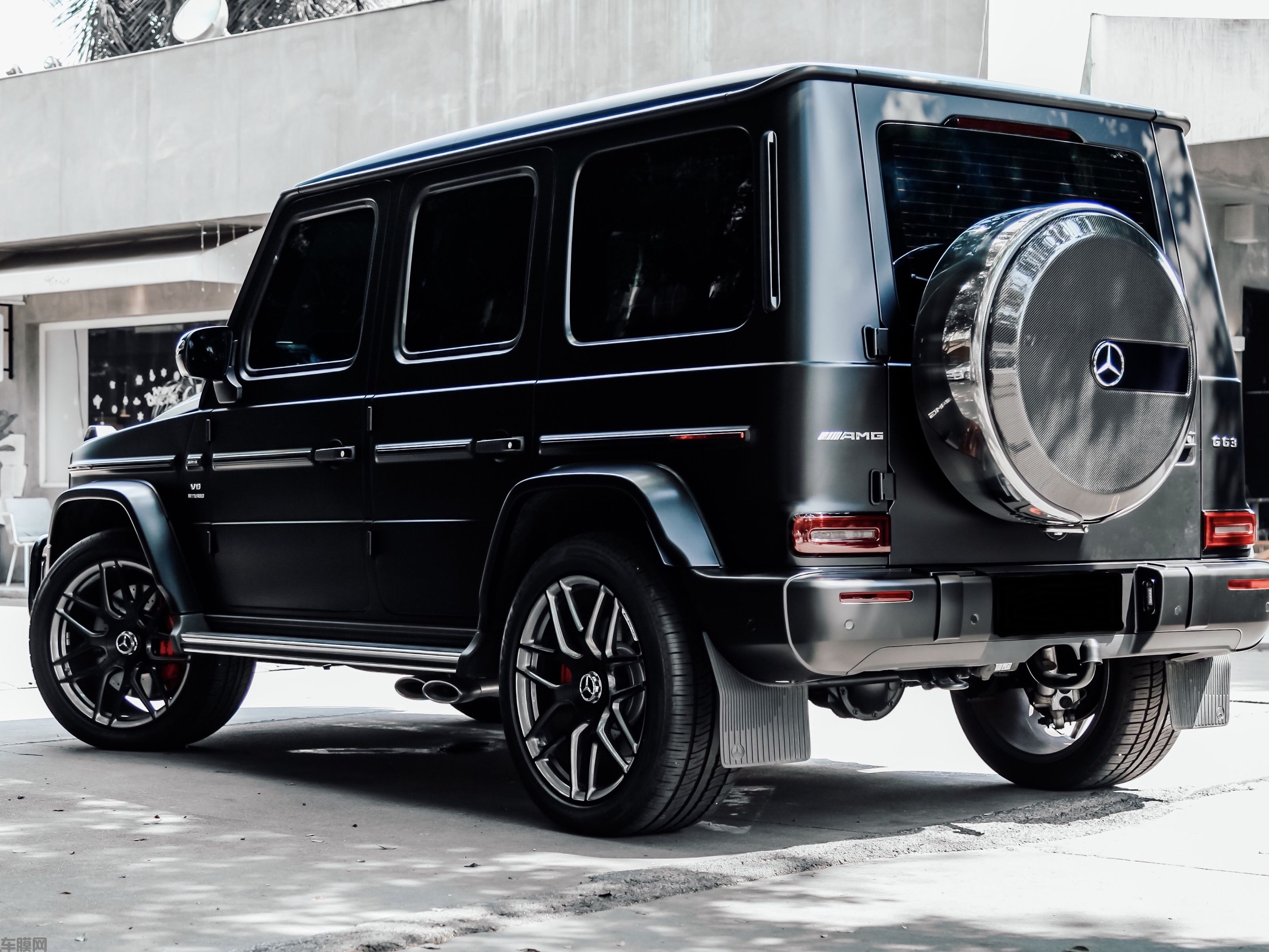 奔驰G63 AMG 陶瓷黑改色膜 效果图