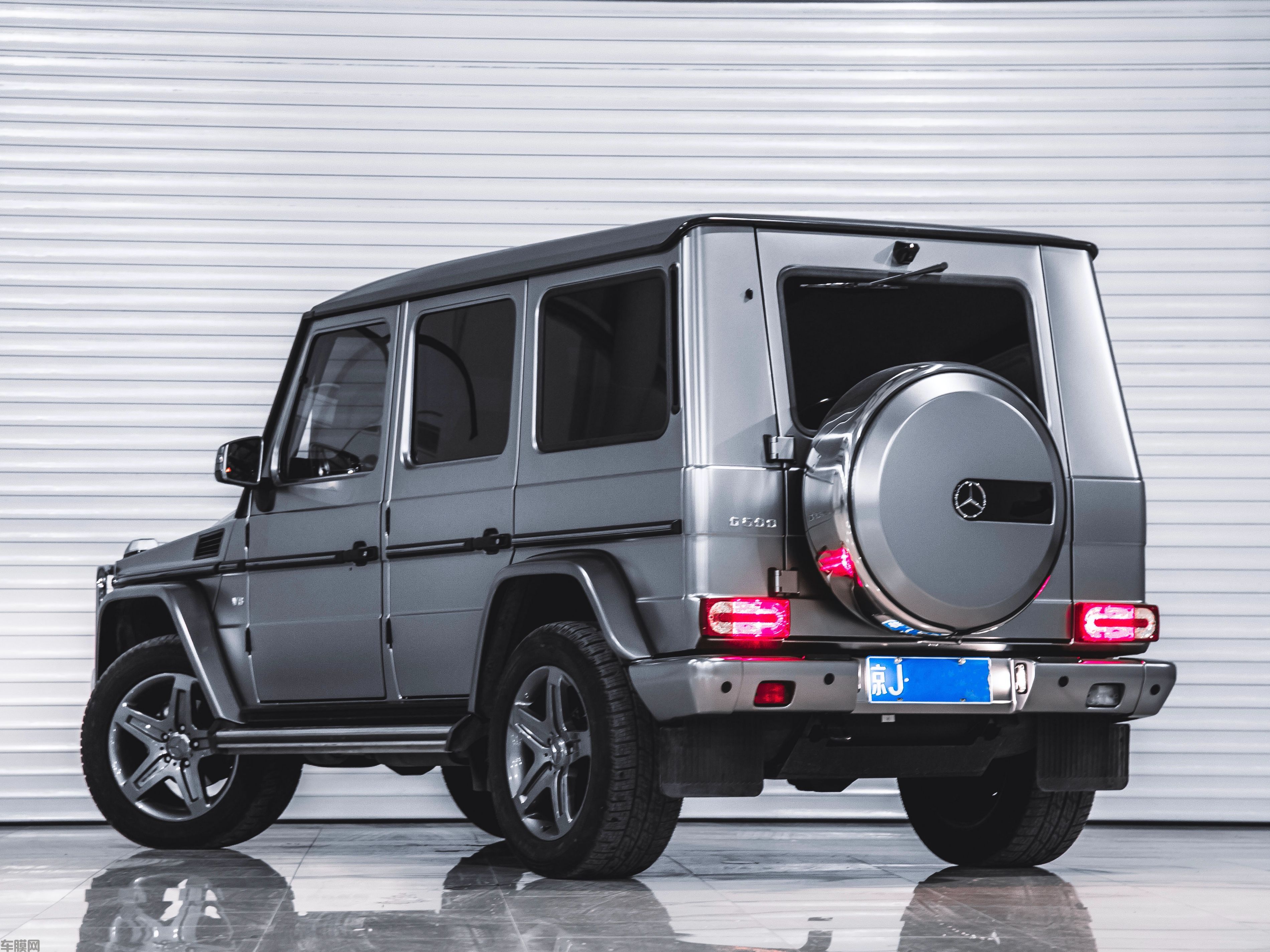 奔驰G500 AMG 金属灰改色膜 效果图