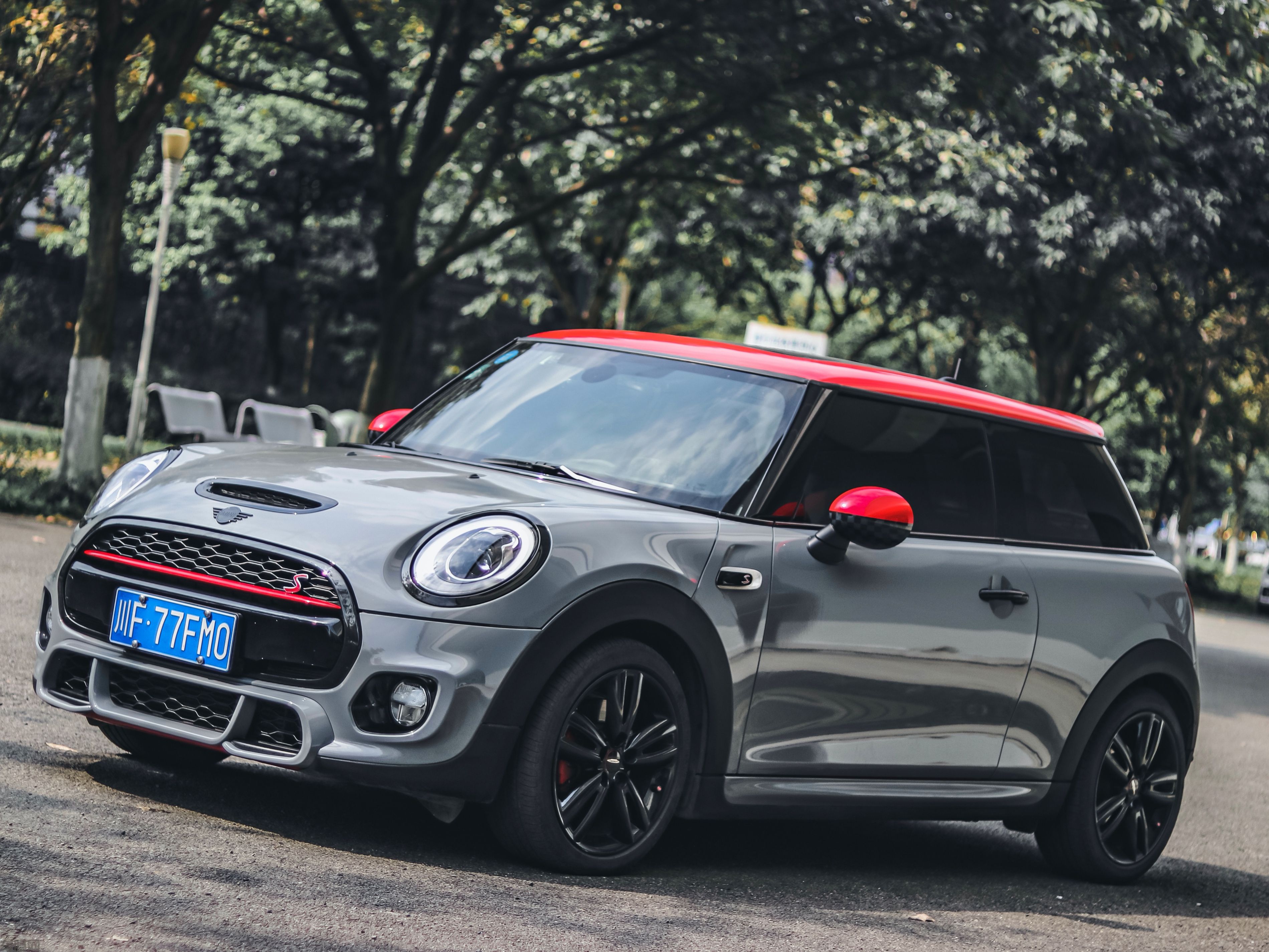 MINI 亮面纳多灰改色膜 效果图