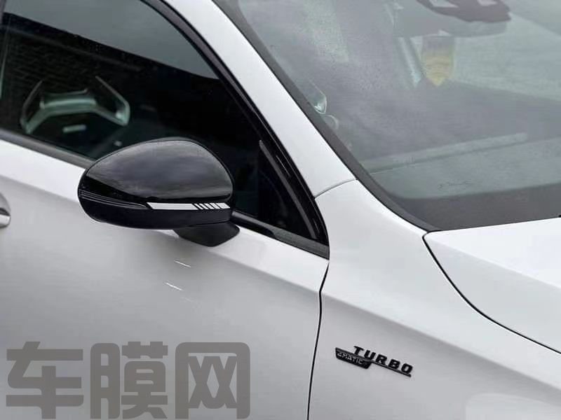 奔驰AMG A45 水晶白改色膜 效果图