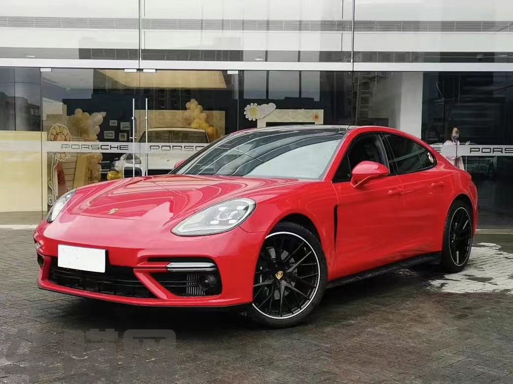 保时捷Panamera 胭脂红改色膜 效果图