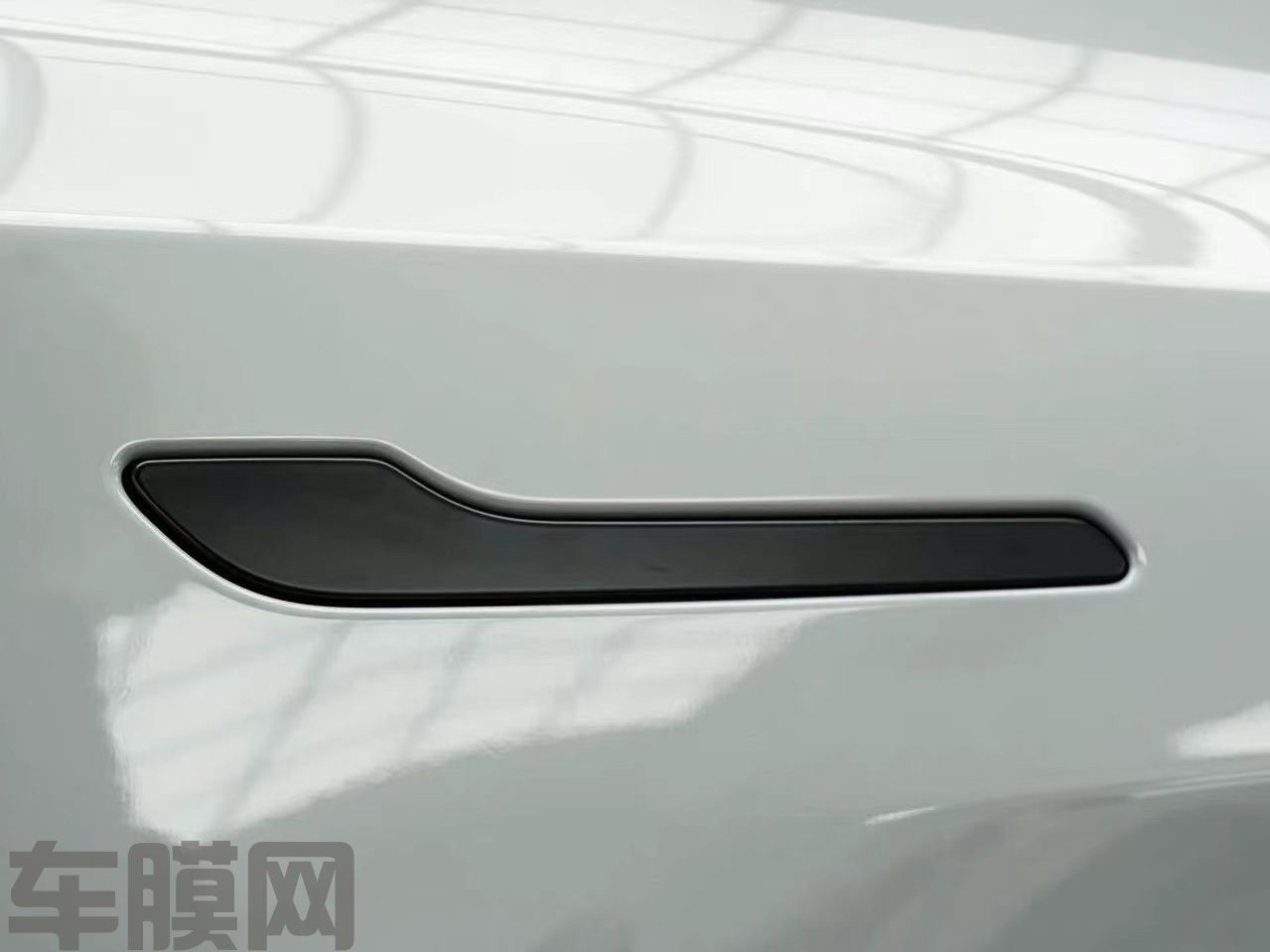 特斯拉Model Y哑灰改色膜 效果图