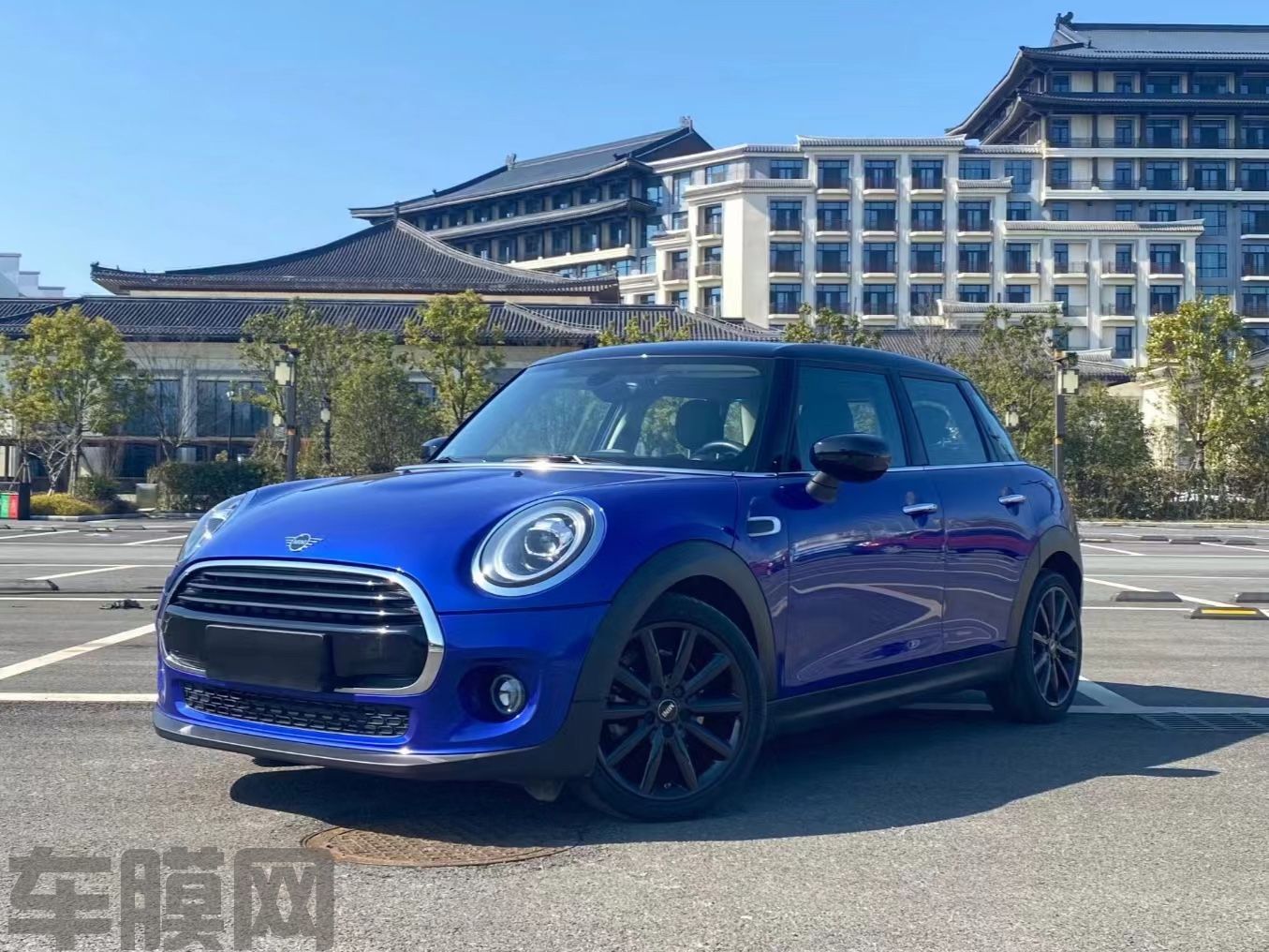 MINI COUPE 极光蓝改色膜 效果图