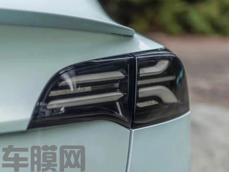 特斯拉Model3 月光玉改色膜 效果图