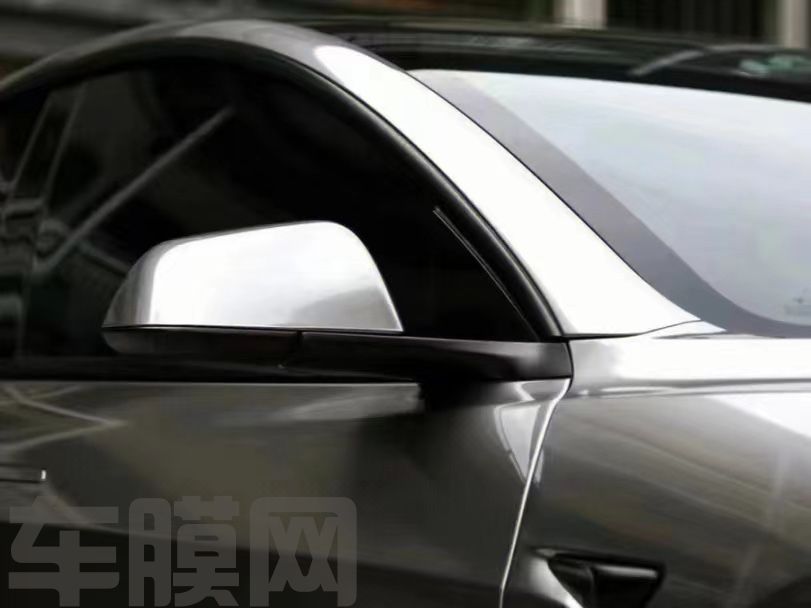特斯拉Model3 液态金属深银改色膜 效果图