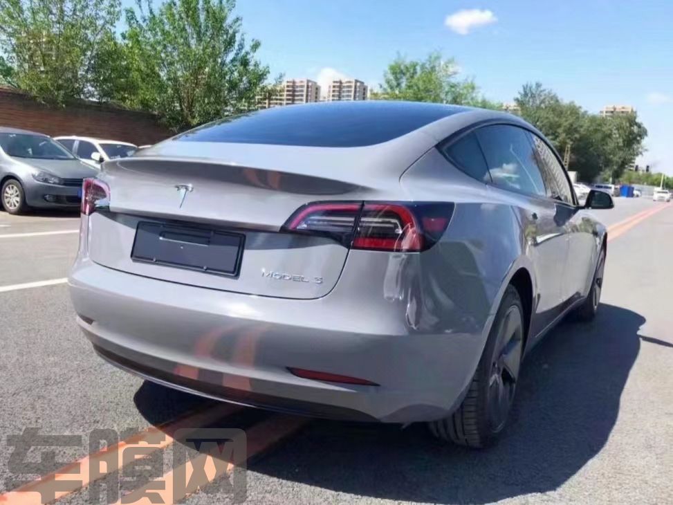 特斯拉Model 3 水晶纳多灰改色膜 效果图