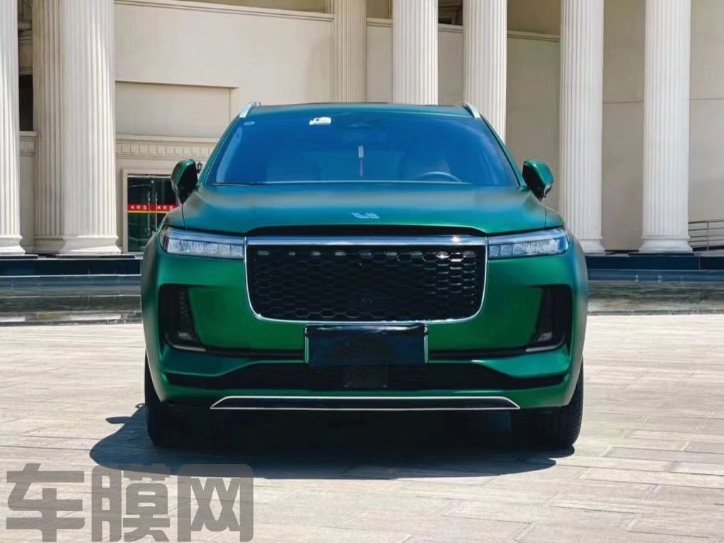 理想ONE 电光祖母绿改色膜 效果图