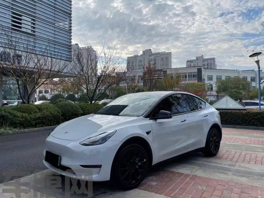 特斯拉Model Y 超亮水晶火山灰改色膜 效果图