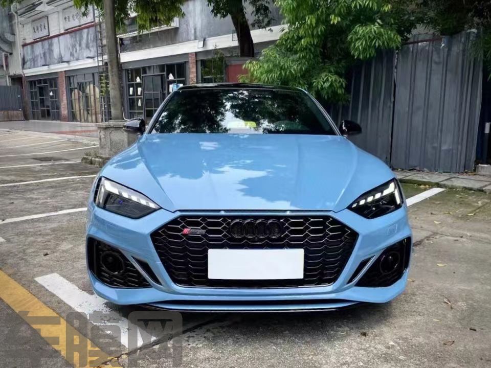 奥迪RS 5 瓷器蓝改色膜 效果图