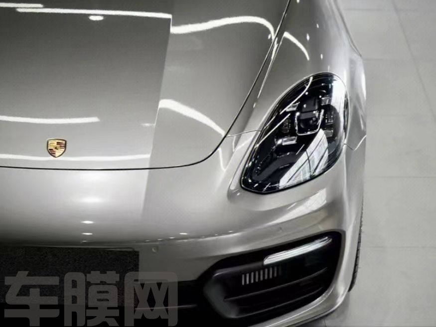 保时捷Panamera 液态金属银改色膜 效果图