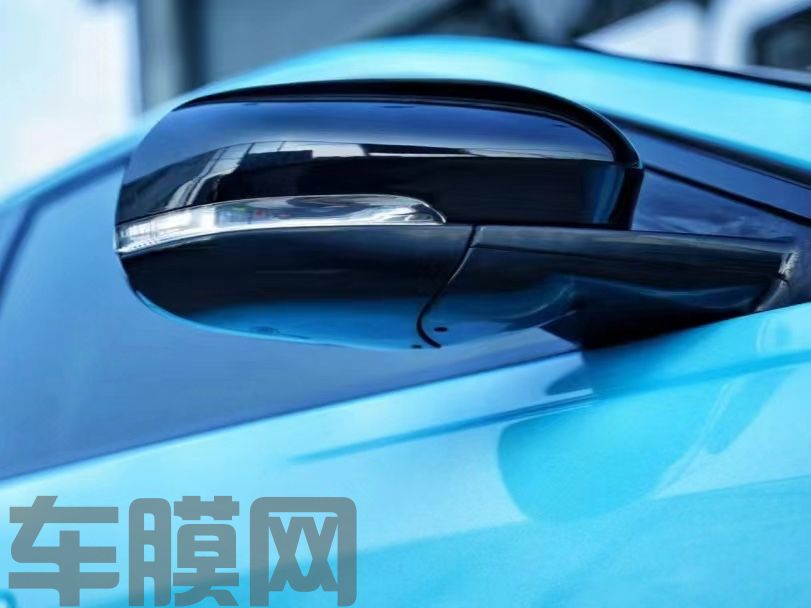 捷豹XEL 天空蓝改色膜 效果图