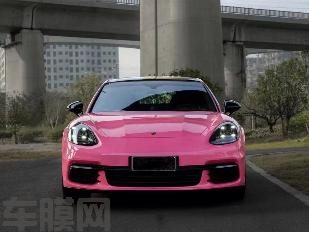 保时捷Panamera PET亮粉改色膜 效果图