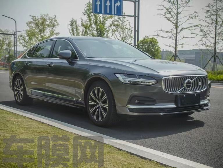 沃尔沃S90 液态钨钢灰改色膜 效果图