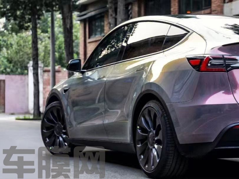 特斯拉Model Y 星空灰魅影改色膜 效果图