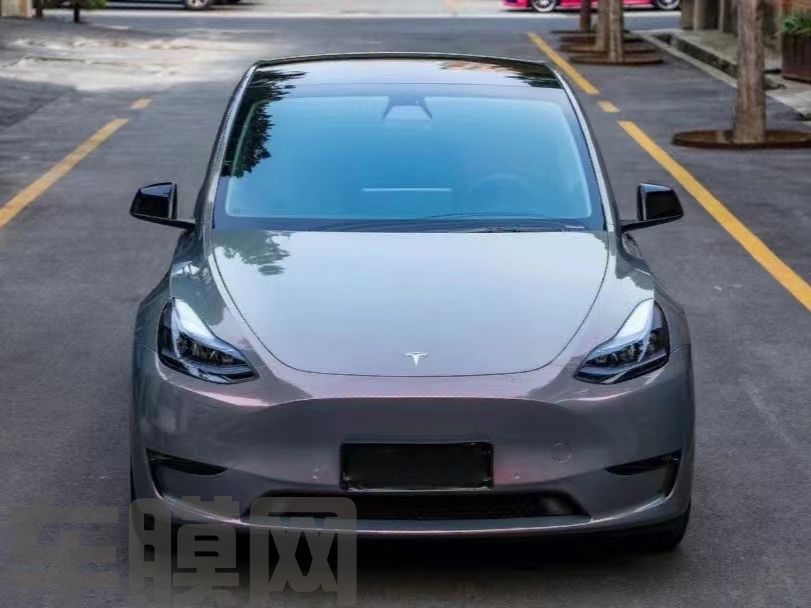 特斯拉Model Y 星空灰魅影改色膜 效果图