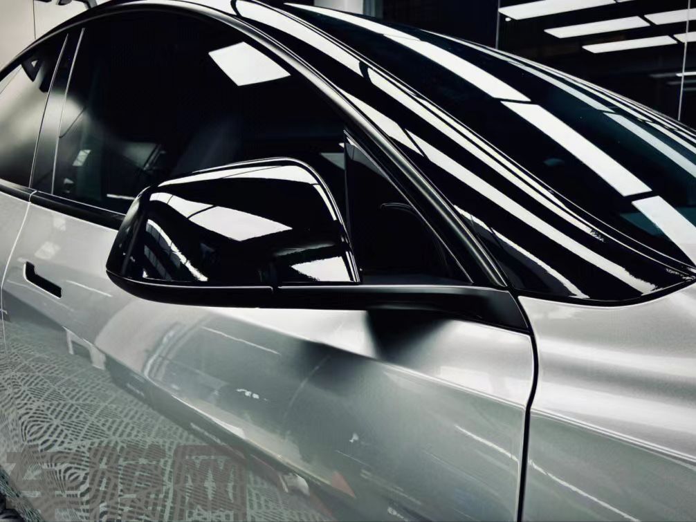 特斯拉Model Y GT银改色膜 效果图