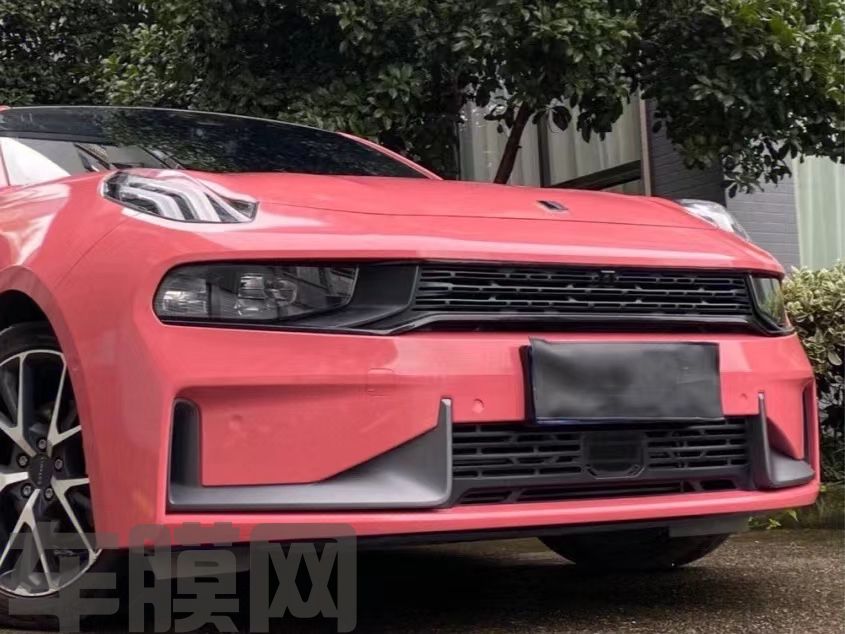 领克03 豆沙红改色膜 效果图