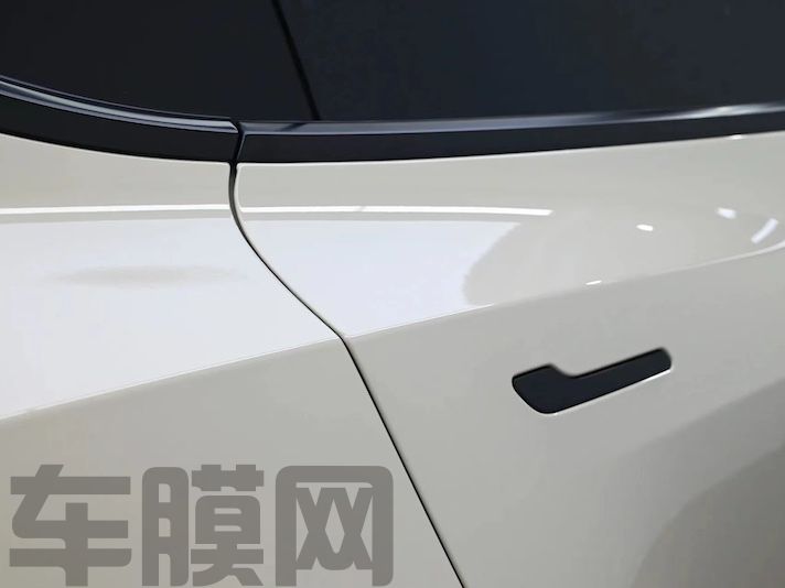 特斯拉Model Y 卡其米兰改色膜 效果图
