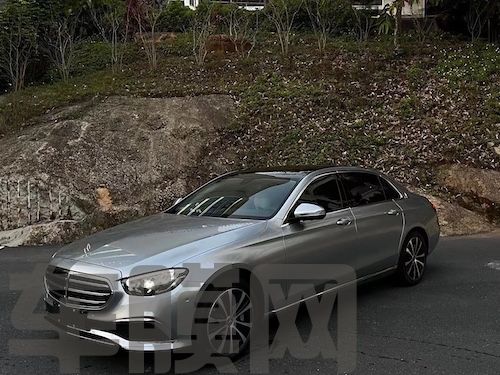 奔驰E300 GT银改色膜 效果图